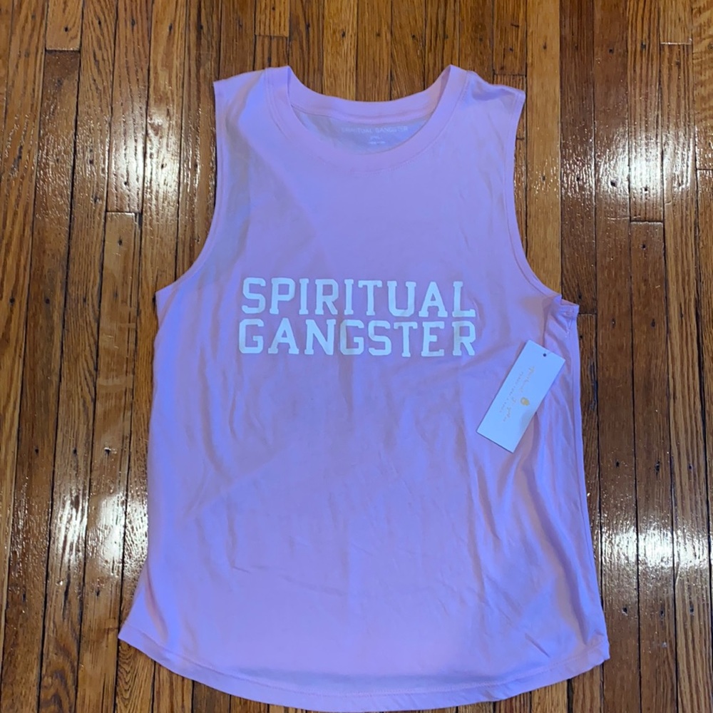 Spiritual Gangster Pink Tank